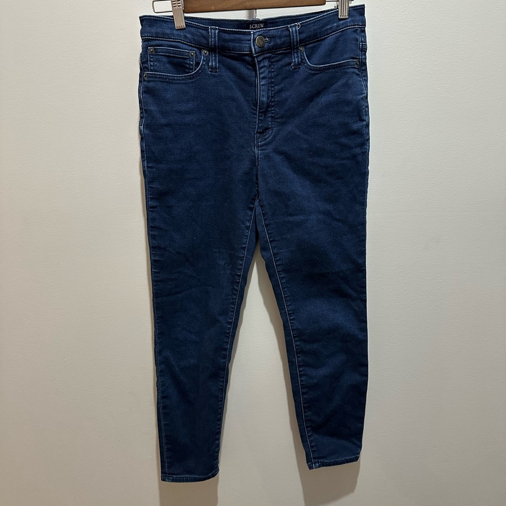 J. Crew Navy Stretch Skinny Jeans